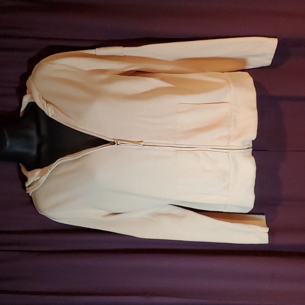 Zip up hooded top